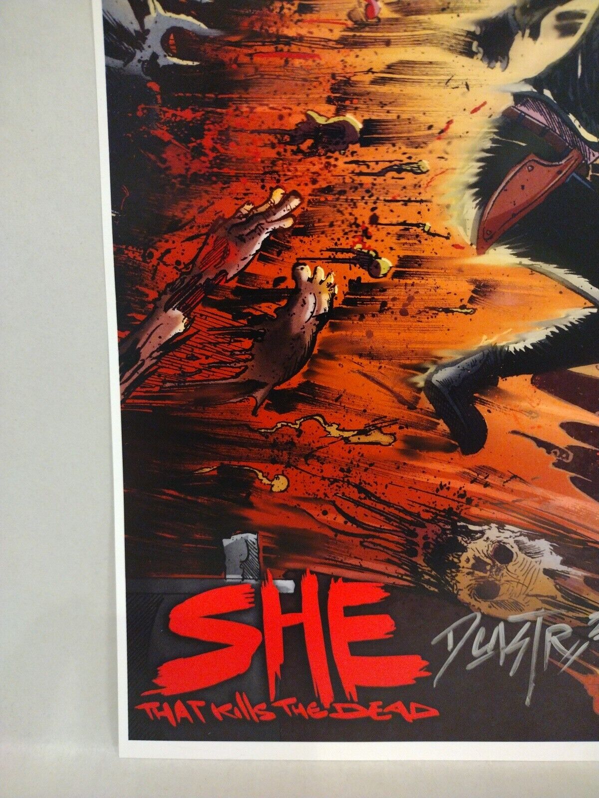 She That Kills The Dead 11 X 17 Dave Castr Signed Limited Print Norm Wong