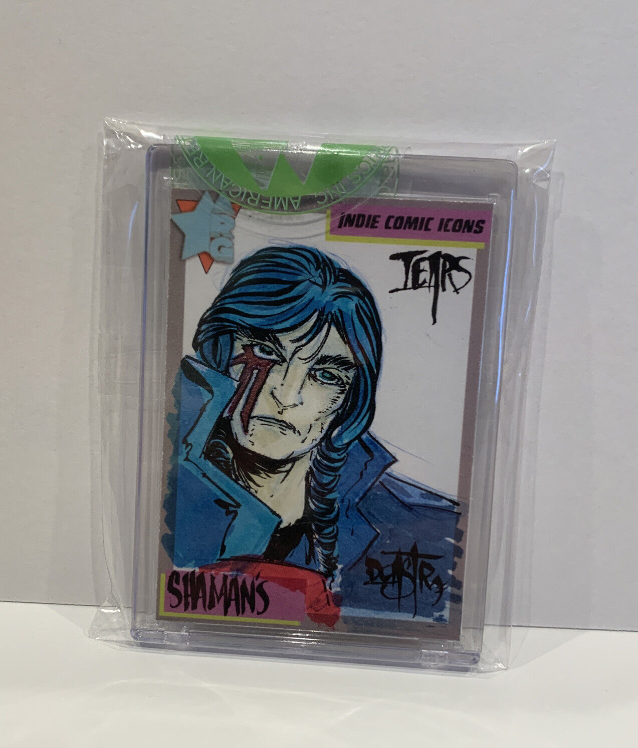 Indie Comic Icons Sketch Card w Original Joshua Brand Art DCastr ARG Sealed