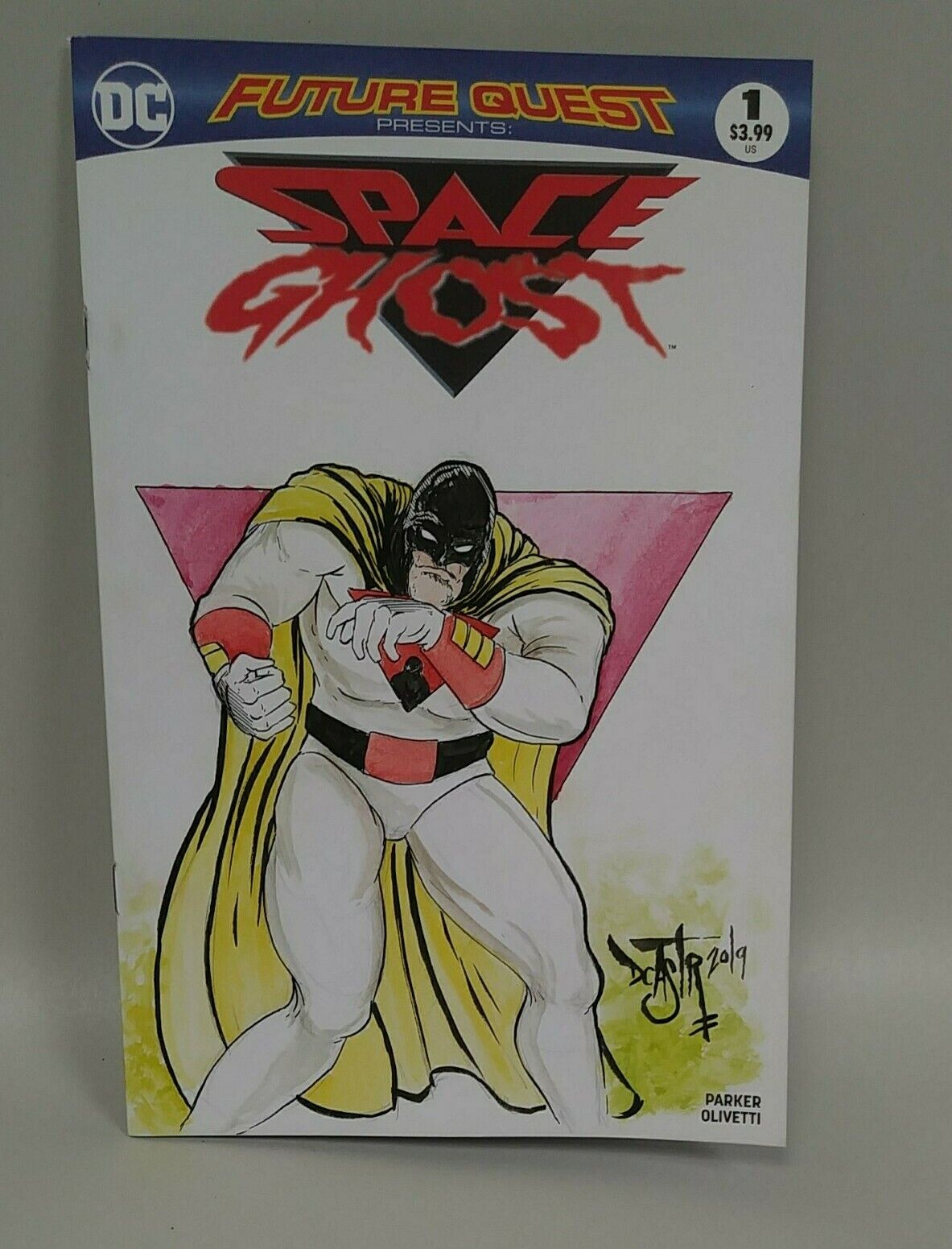 Future Quest Space Ghost 1 (2017) Sketch Variant Comic W Dave Castr Original Art