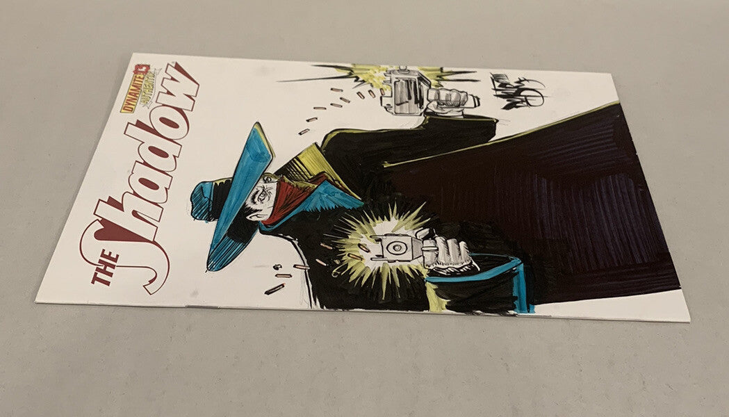 The Shadow #13 (2013) Dynamite Sketch Variant Cover Comic W Original DCastr Art