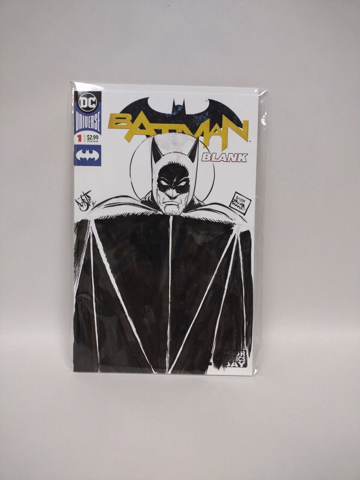 Batman Blank #1 (2020) Blank Cover Variant Comic Original Batman Dcastr Art 