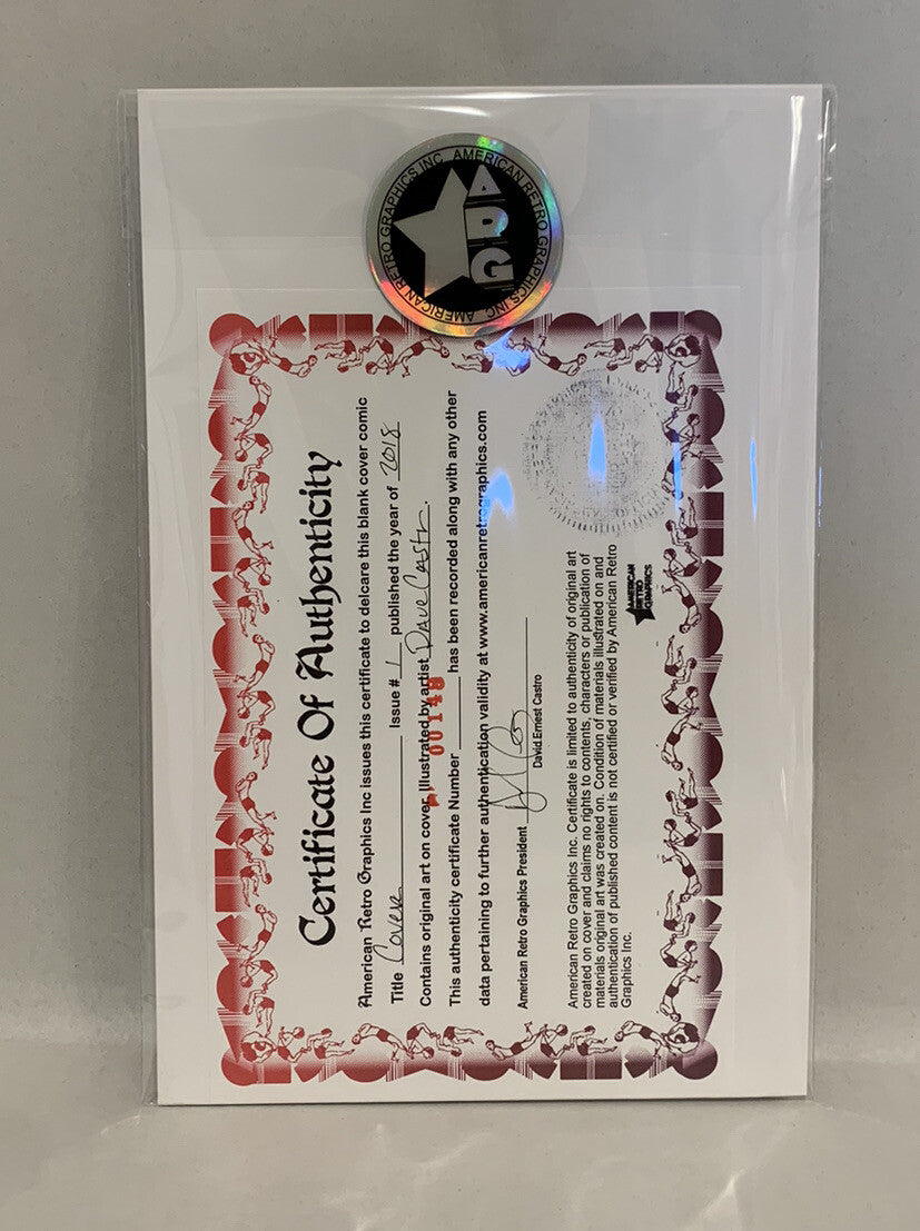 COVER 1 (2018) DC Comic Sketch Variant Cover Jinxworld W Original Art Dave Castr