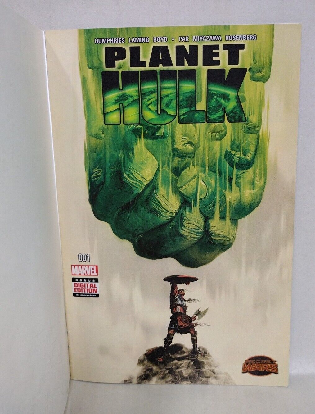 Planet Hulk 1 (2015) Marvel Sketch Cover Variant Comic W Original Dave Castr Art