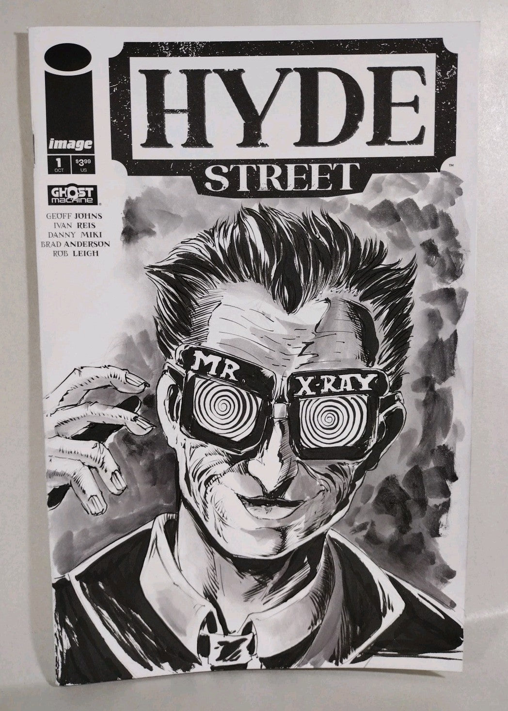 Hyde Street #1 (2024) Ghost Machine Sketch Cover Var Comic W Original DCastr Art