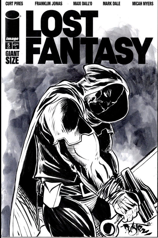 Lost Fantasy #1 (2025) Image Comic Sketch Var Cover W Original Dave Castr Art