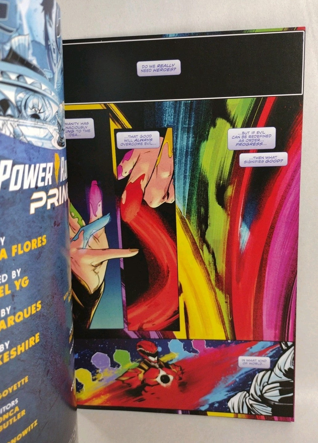 Power Rangers Prime 1 (2024) Boom Sketch Cover Comic W Original Dave Castr Art