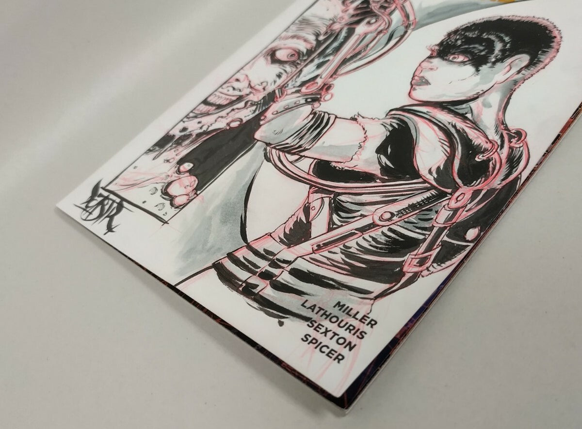 Mad Max Fury Road Max Part 1 #1 Sketch Cover Variant Comic W Original DCastr Art