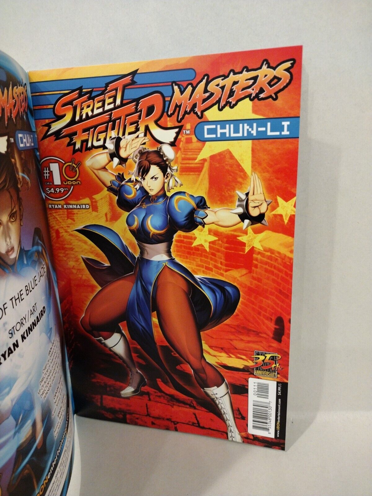 Street Fighter Masters Chun Li #1 UDON Blank Variant Comic W Original DCastr Art