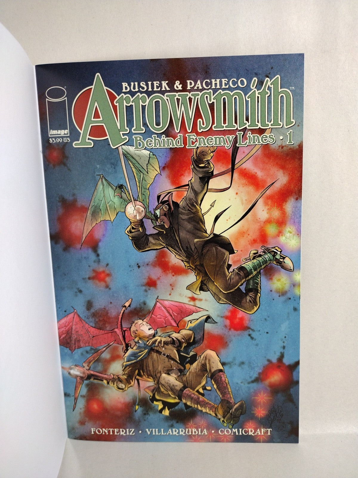 Arrowsmith #1 (2022) Image Sketch Cover Variant Comic W Original Dave Castr Art