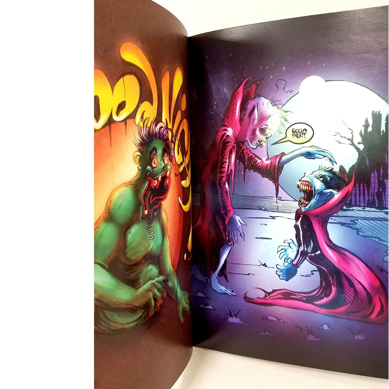 Dave Castr's Good Night Art Book & Signed Album Redemption Card