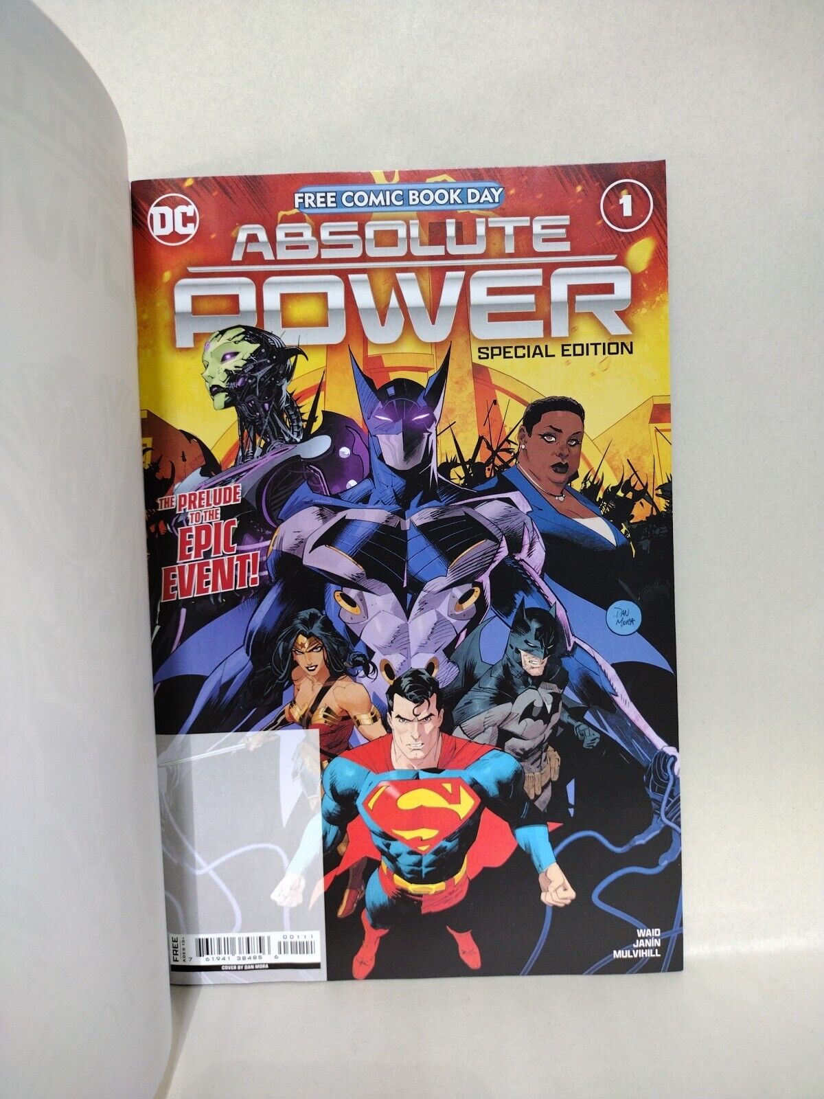 Absolute Power 1 (2024) DC Comic Sketch Var Cover W Original Superman DCastr Art