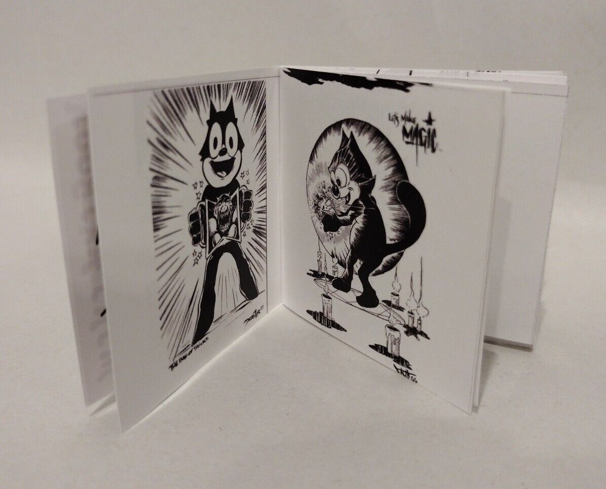 Cartoons By Dave Castr (2023) American Retro Graphics Mini Artbook 2 X 2" Signed