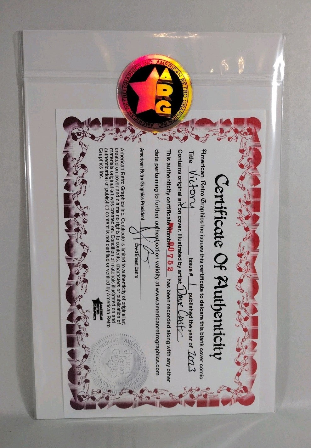 Victory #1 (2023) Dynamite Comic Sketch Cover Variant W Original Dave Castr Art