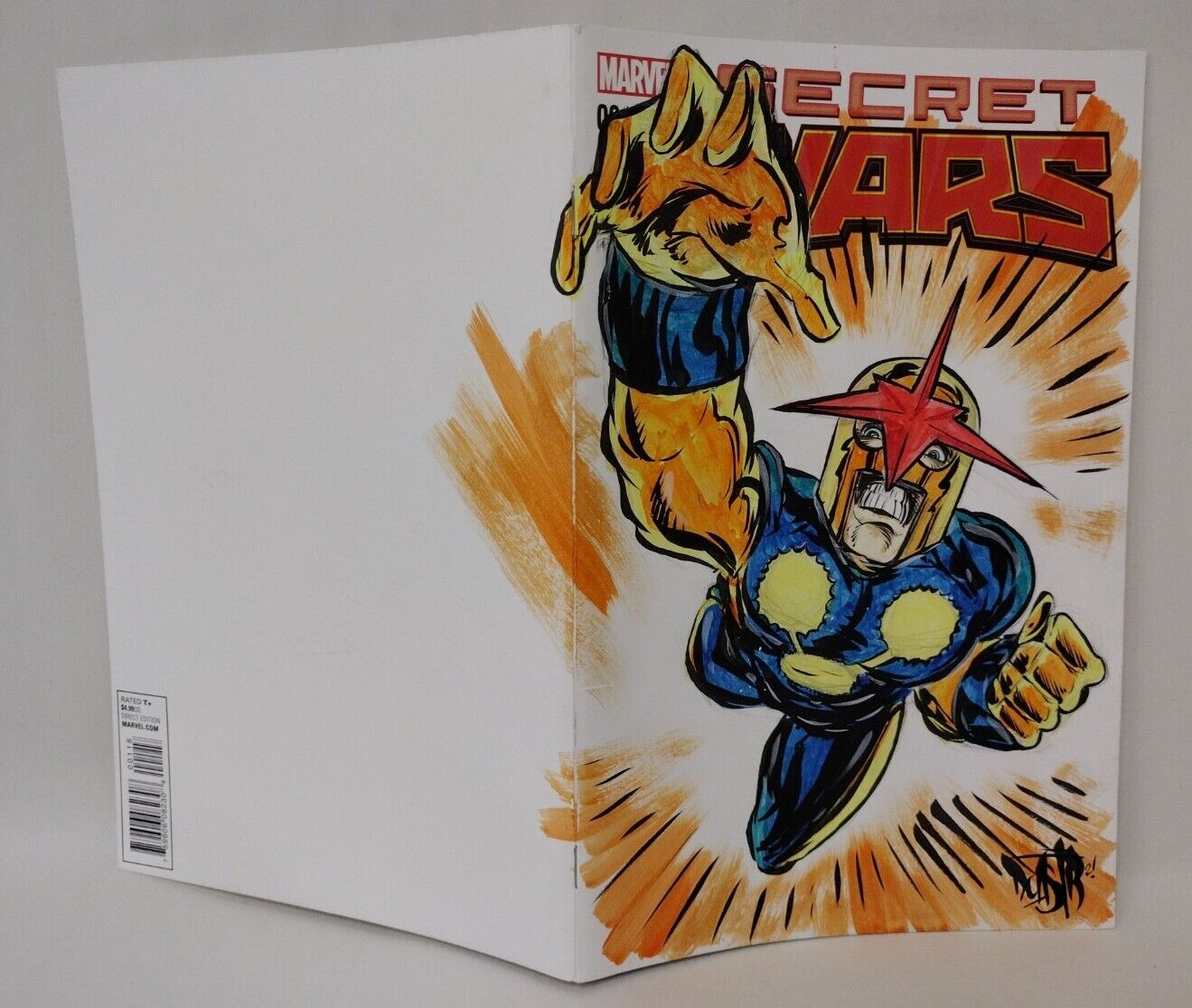 Secret Wars #1 (2015) Marvel Blank Variant Comic Original DCastr NOVA Art COA