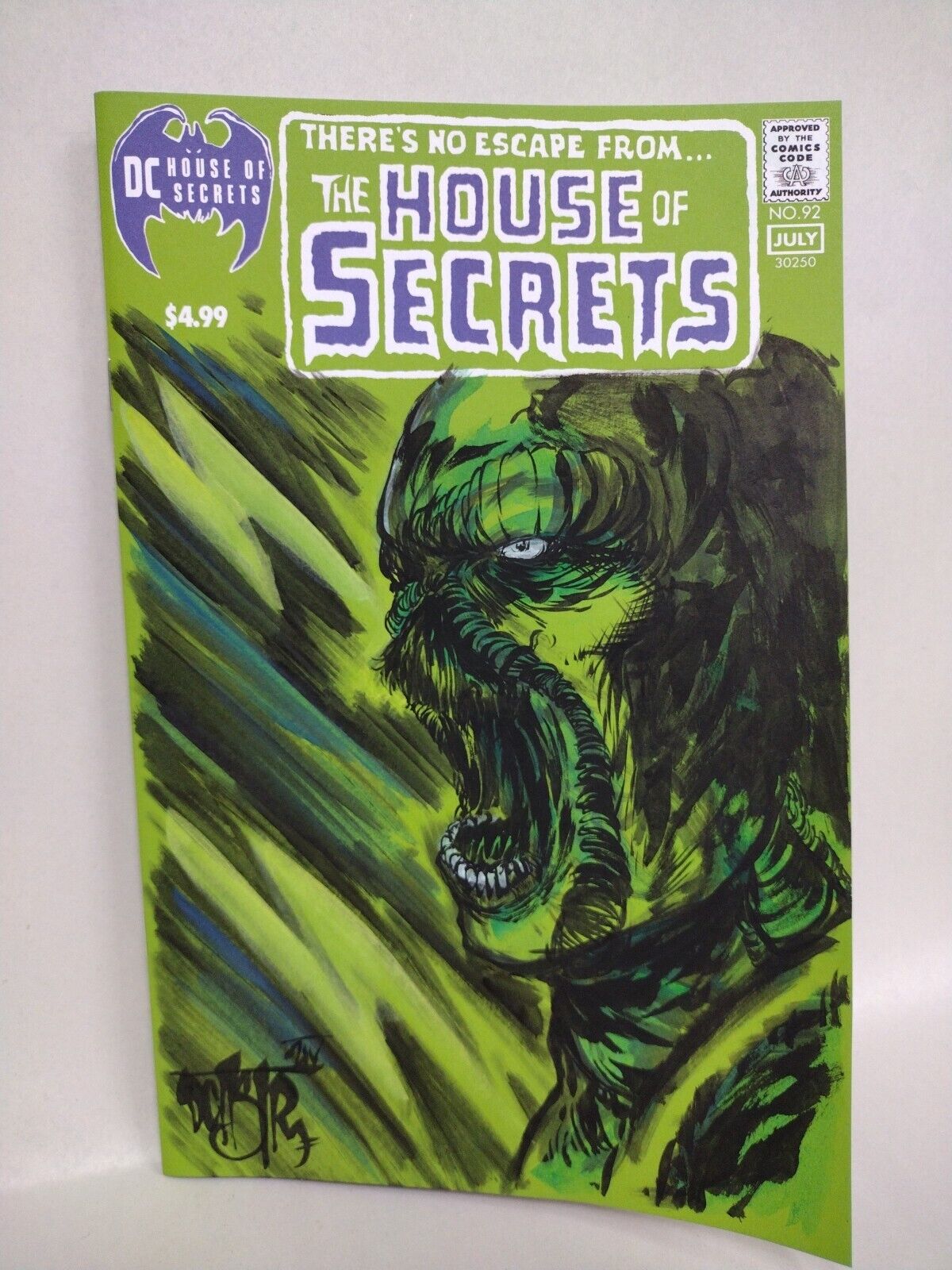 House Of Secrets 92 Facsimile (2024) DC Comic Sketch Cover W Original DCastr Art