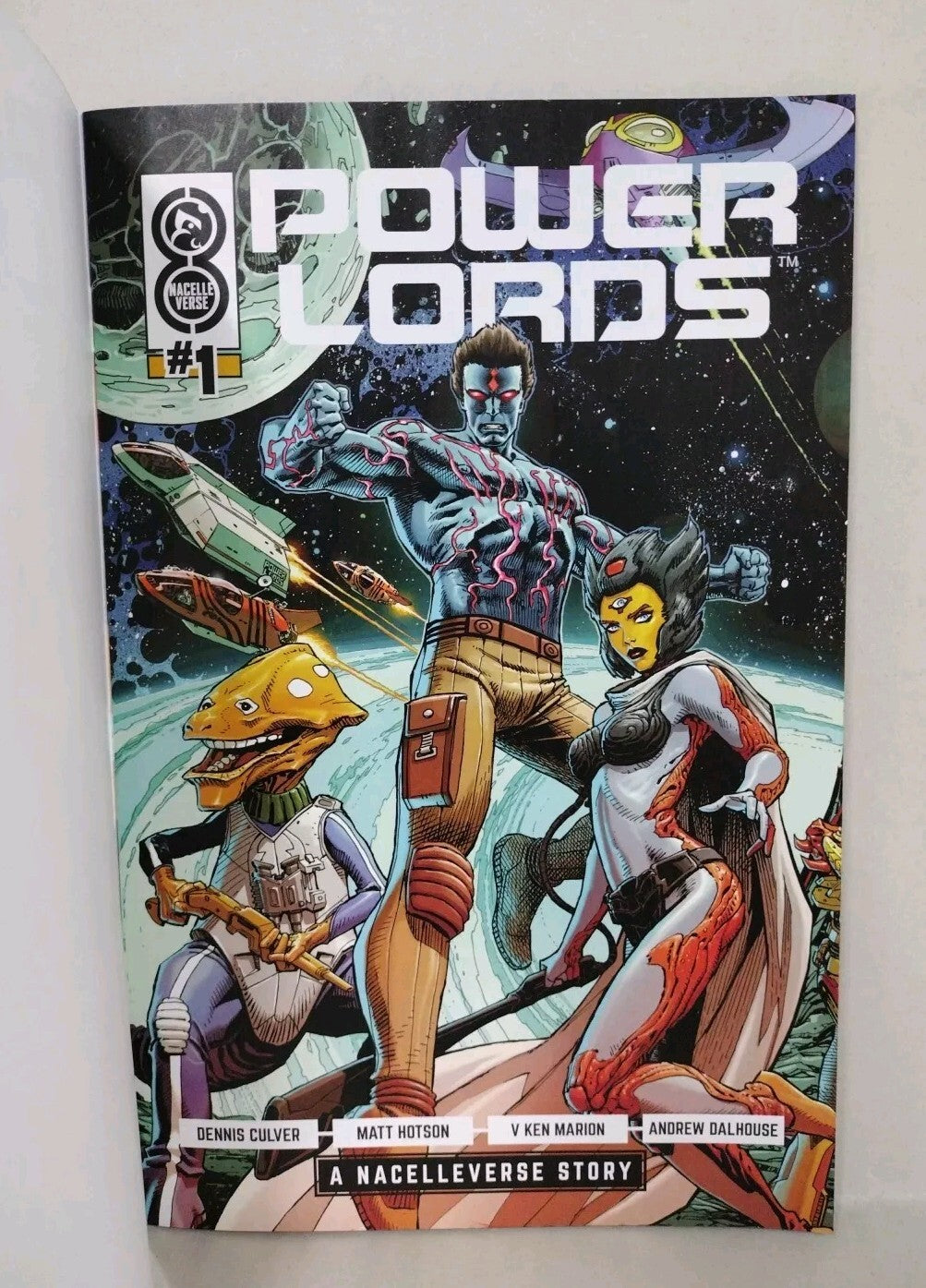 Power Lords #1 (2025) Oni Nacelleverse Sketch Cover W Original Dave Castr Art