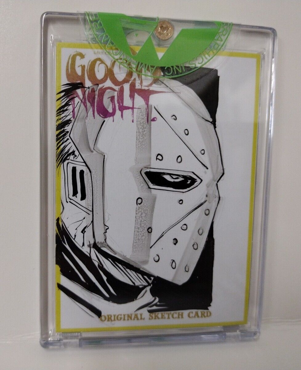 Dave Castr's Good Night (2021) ARG Sketch Card W Original DC Wild Dog Drawing