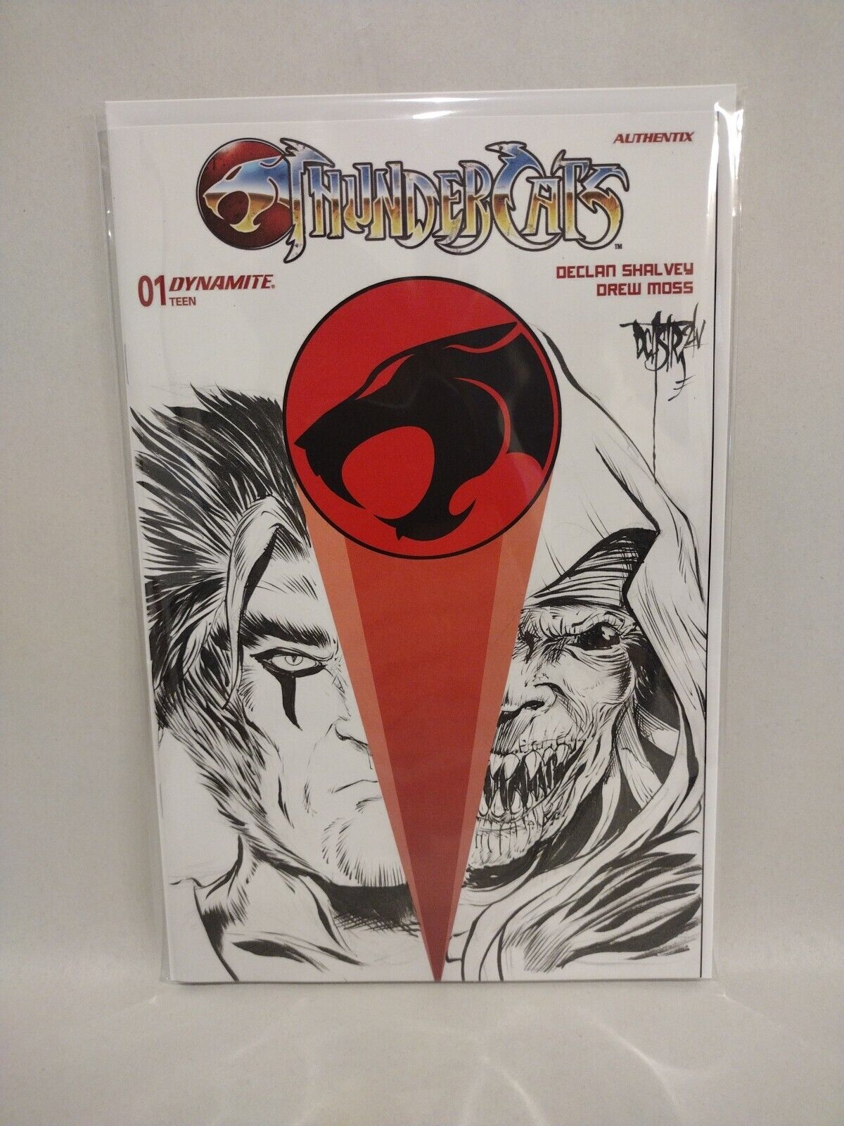 Thundercats #1 (2024) Dynamite Sketch Cover Comic W Original DCastr Panthro Art