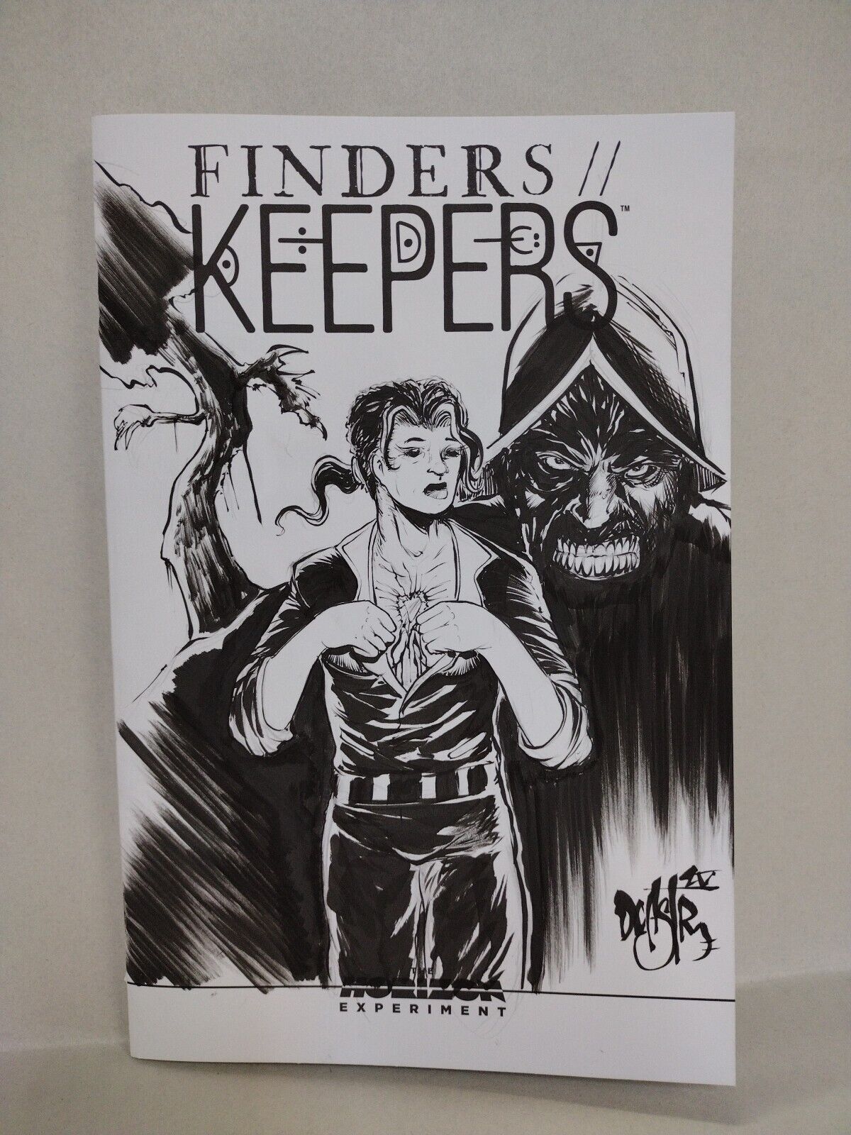 Finders Keepers 1 2025 Horizon Image Comic Sketch Variant W Original DCastr Art