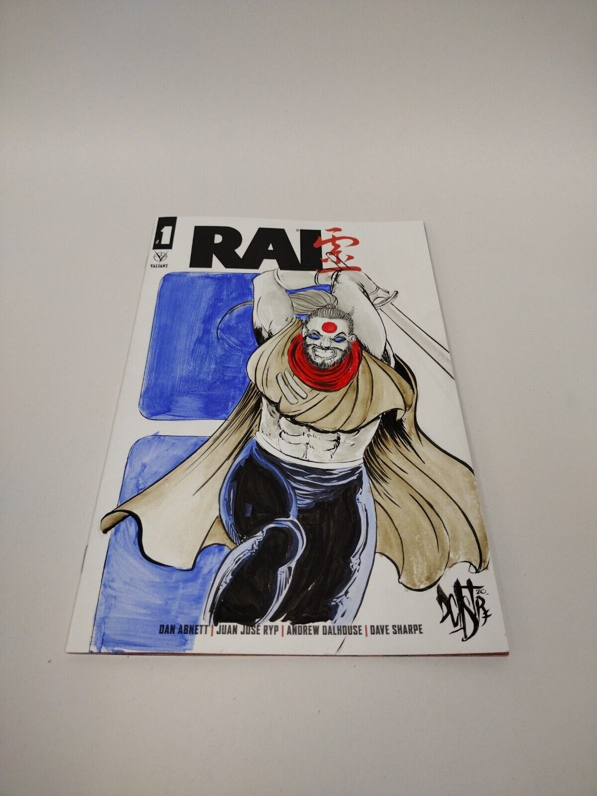 Rai #1 (2019) Blank Variant Comic Original DCastr Art COA 173