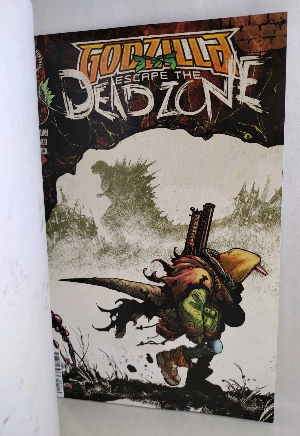 Godzilla Escape The Dead Zone #1 IDW Sketch Cover Comic W Original DCastr Art