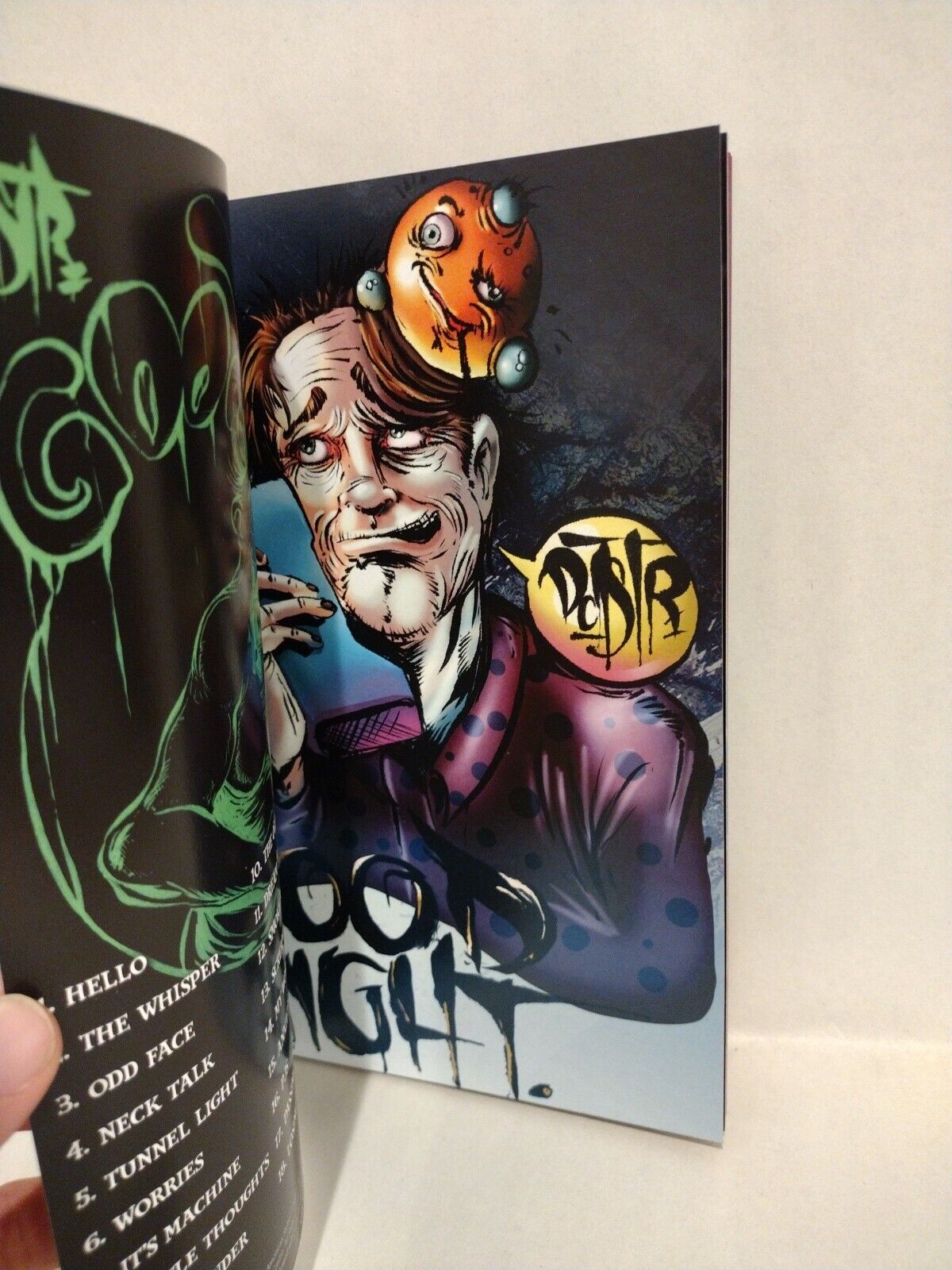 Dave Castr's Good Night #1 Blank Variant ARG Comic w Original Fantasy Island Art