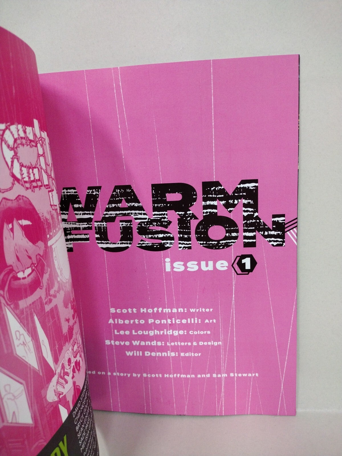 Warm Fusion #1 (2024) DSTLRY Sketch Cover Comic W Orignal Dave Castr Art ARG COA