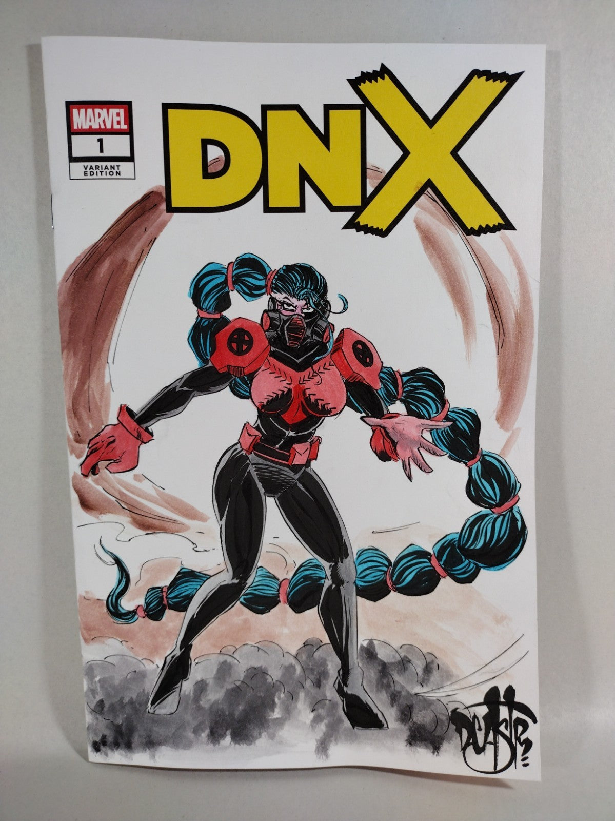 DNX #1 (2026) Marvel Comic Sketch Cover Variant W Original Timebomb DCastr Art