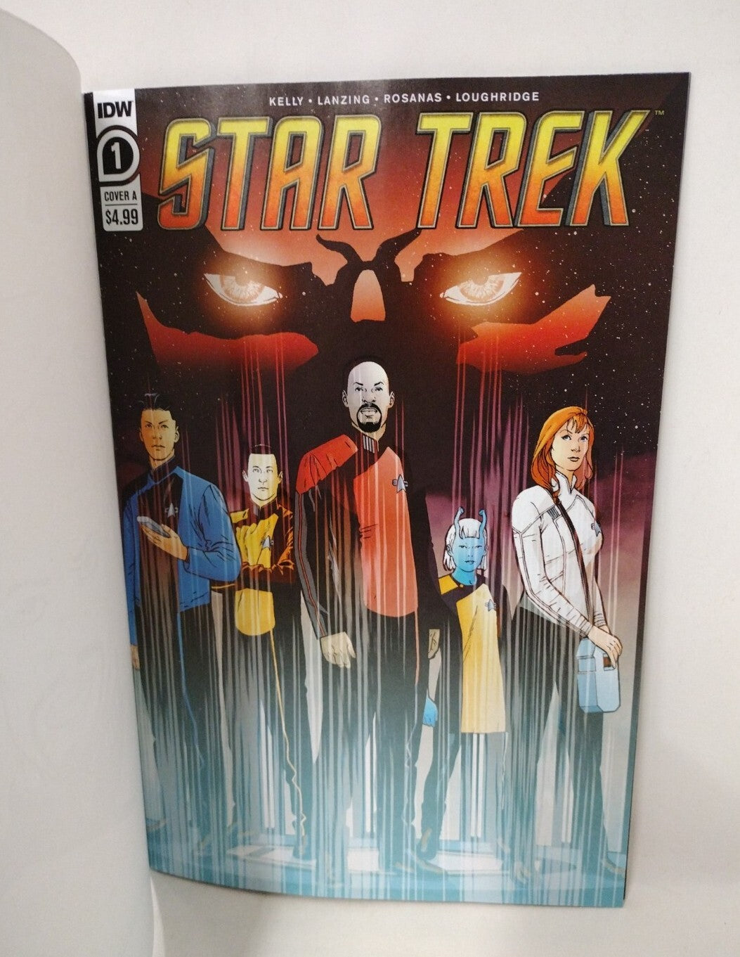 Star Trek #1 (2022) IDW Sketch Cover Variant Comic W Original Dave Castr Art ARG