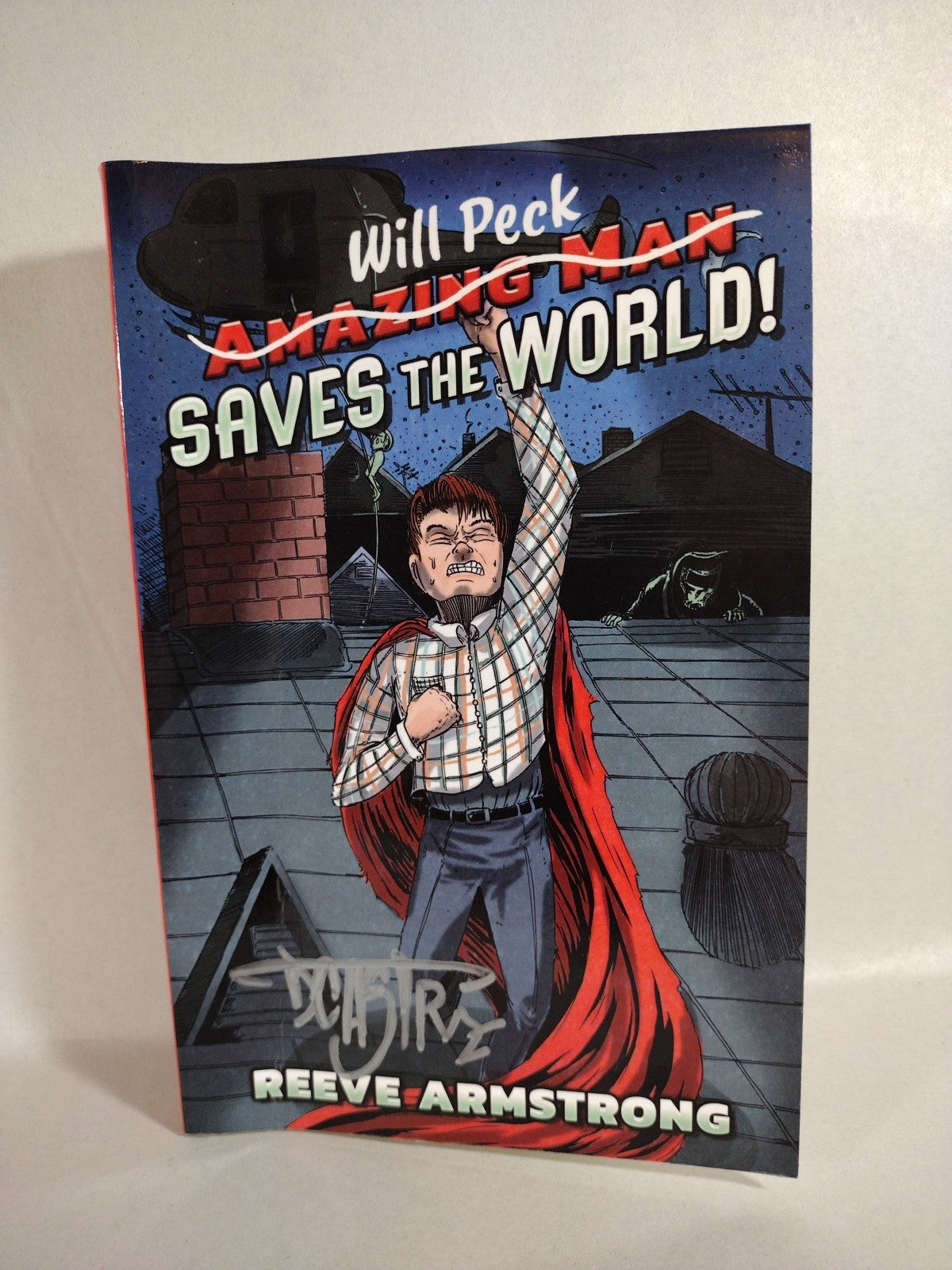 Will Peck Saves The World (2017) Wheeler St SC W Original Sketch By Dave Castr