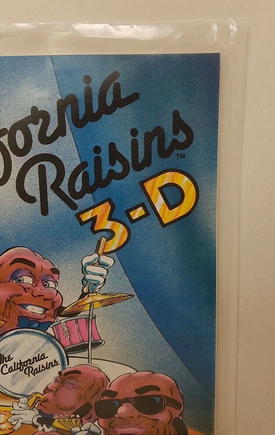 California Rasins 3-D #1 (1987) Comic Sealed W Glasses Blackthorne