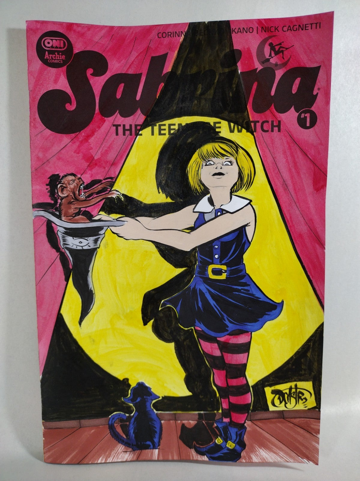 Sabrina Teenage Witch #1 Oni Archie Comic Sketch Cover Var W Original DCastr Art