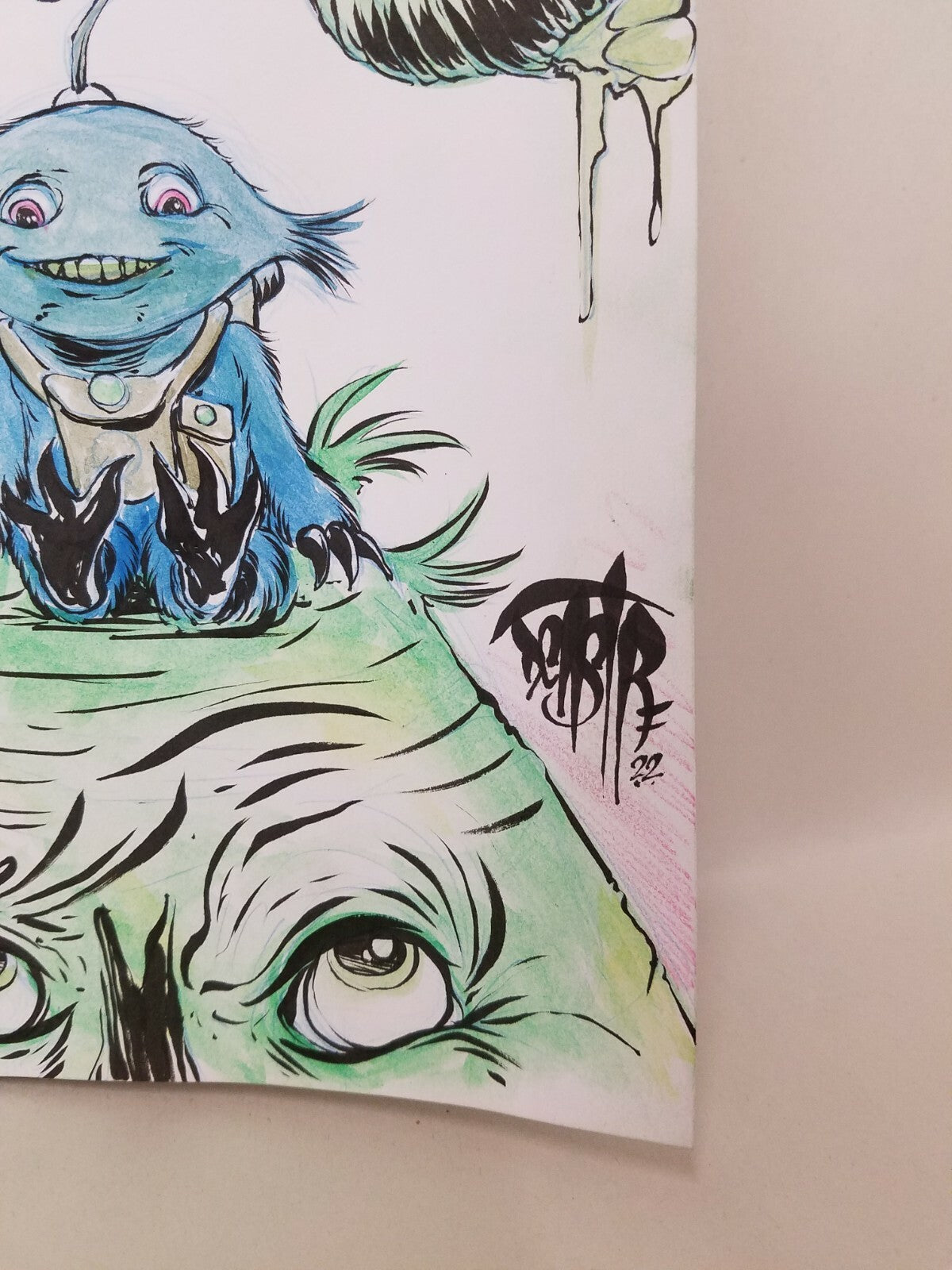 TWIG #1 (2022) Image Comic Sketch Cover Variant W Original DCastr Watercolor Art