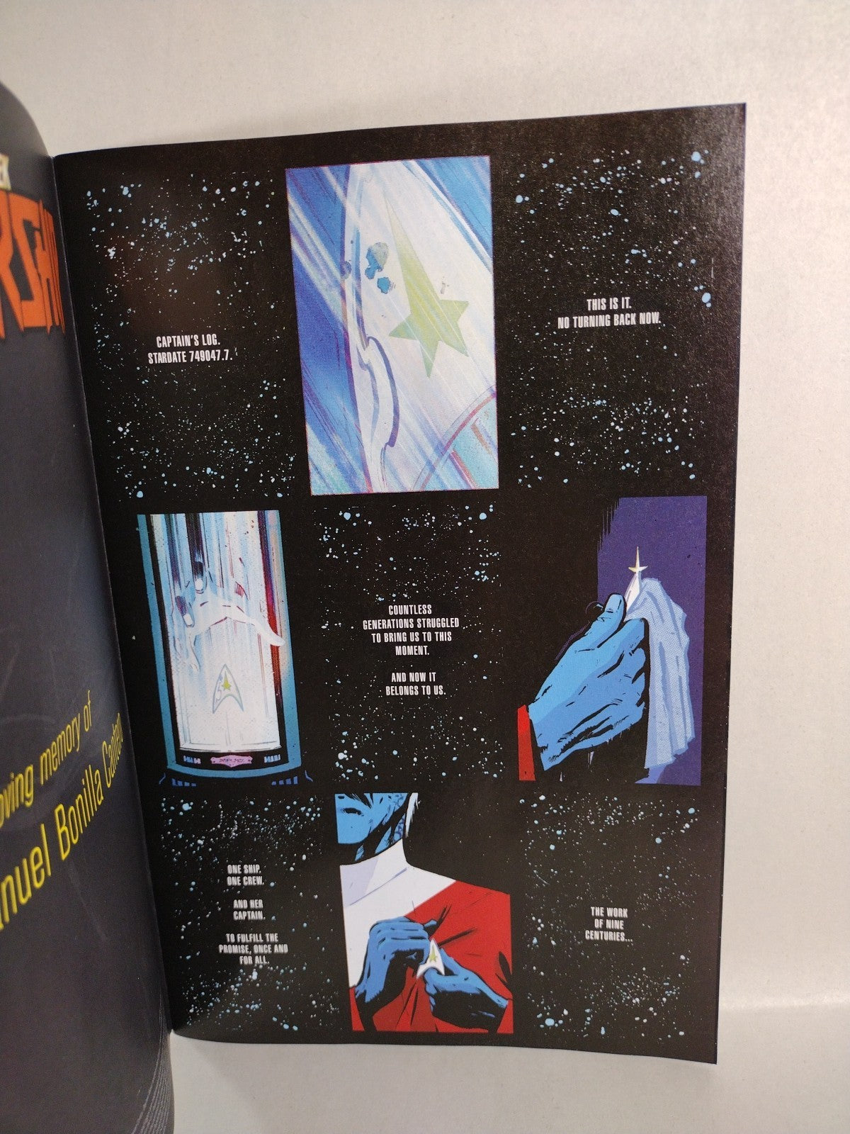 Star Trek Last Starship #1 (2025) IDW Sketch Cover W Original Dave Castr Art