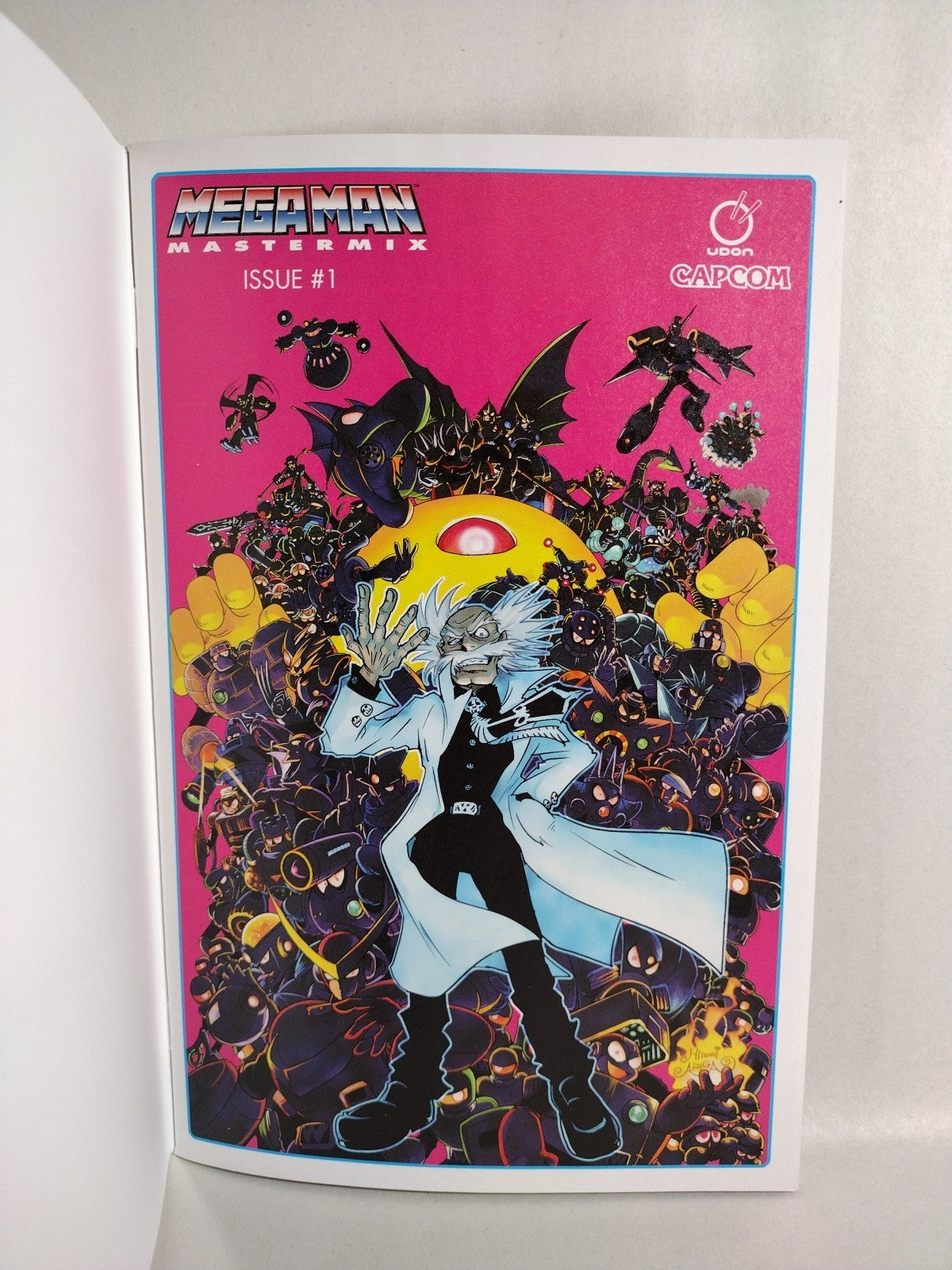 MegaMan Mastermix #1 (2018) Udon Capcom Sketch Cover Comic W Original DCastr Art