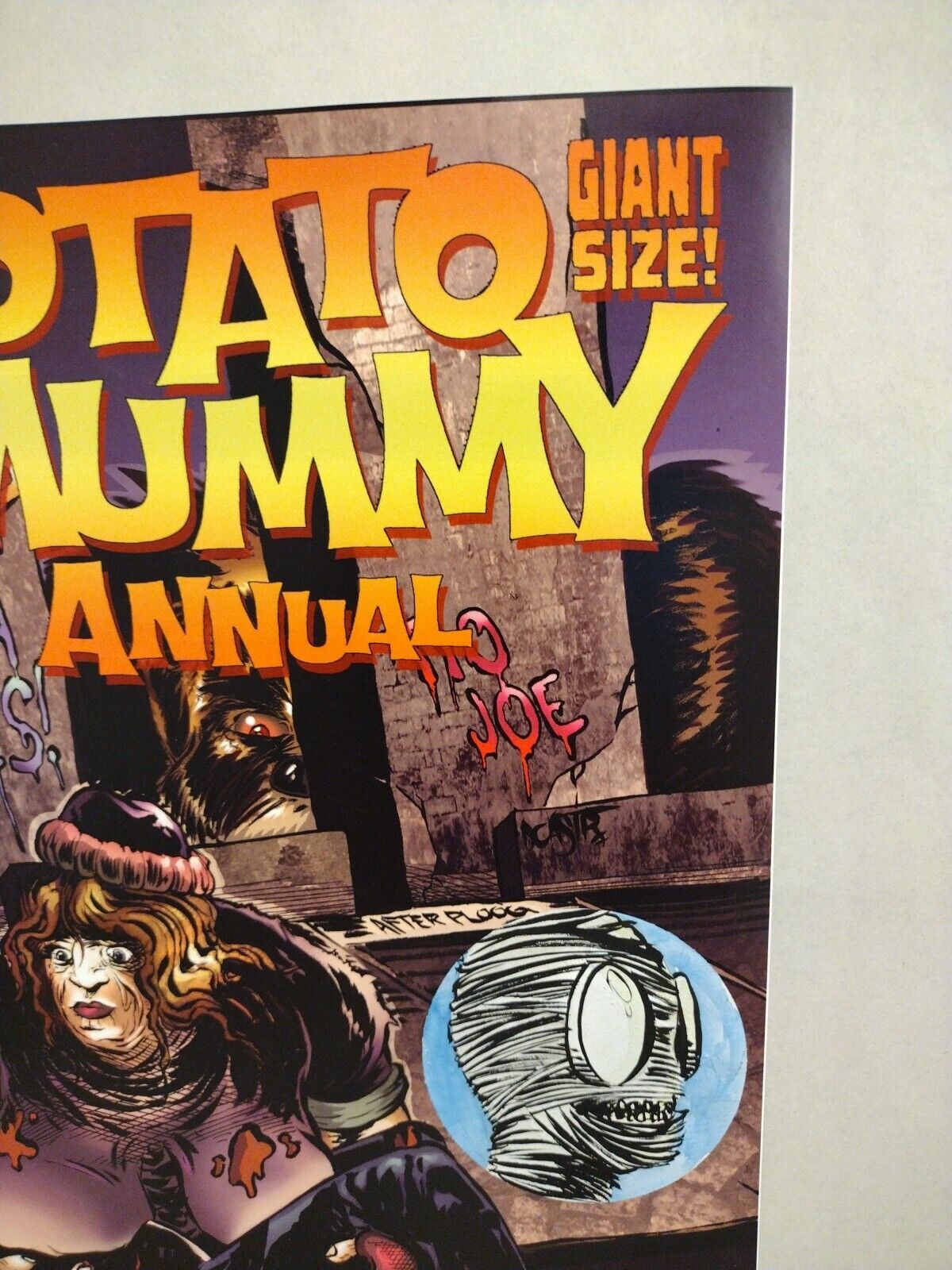 Potato Mummy Annual 11X17" Poster Print Signed Remarked & #'d 26 Dave Castr 1/50