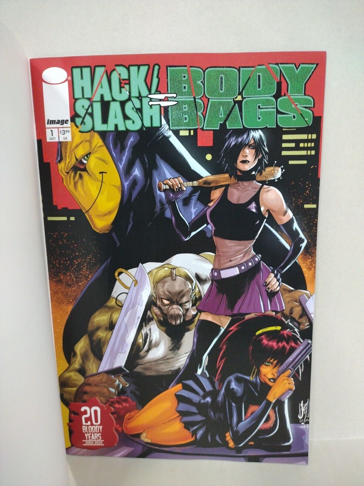 Hack Slash Body Bags #1 (2024) Sketch Cover Comic W Original Dave Castr Art