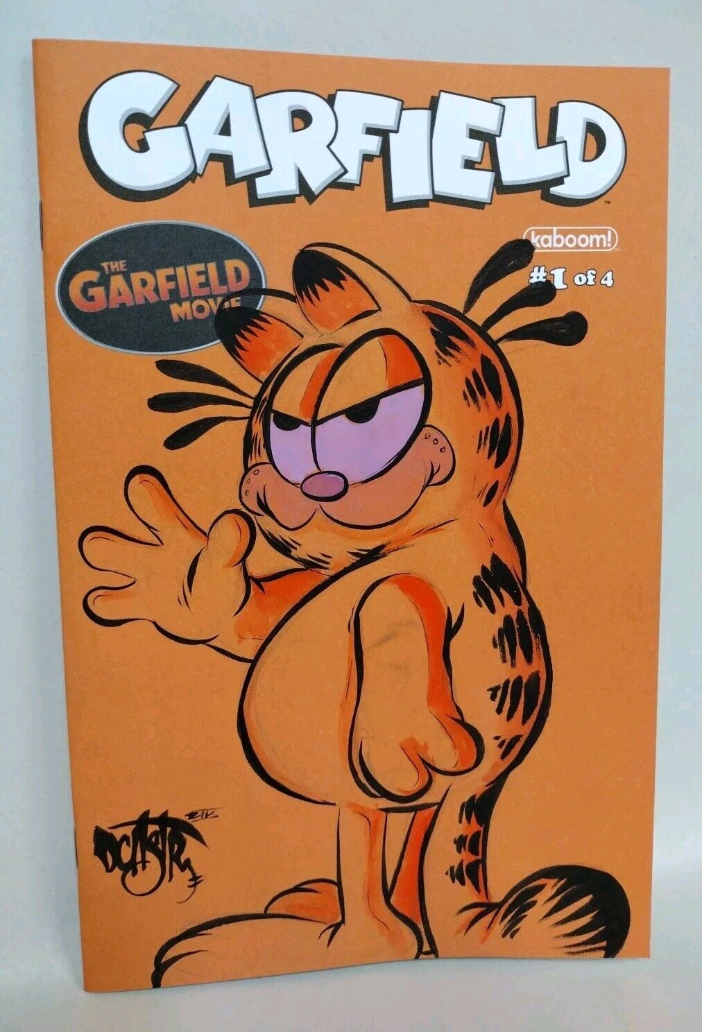 Garfield #1 (2024) Boom Sketch Variant Comic W Original Dave Castr Art