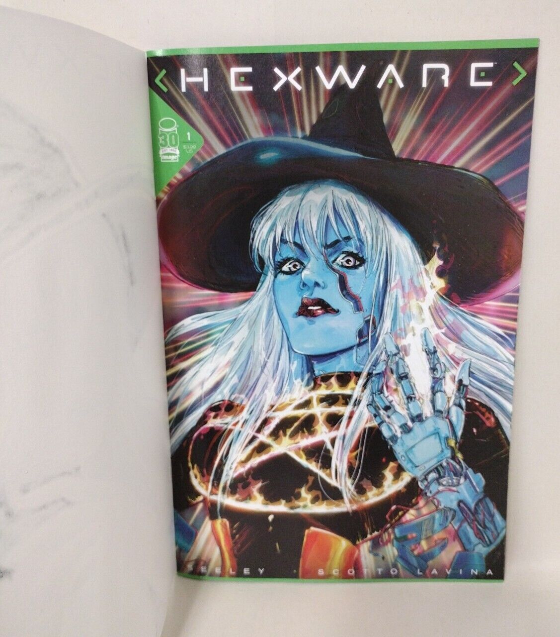 HEXWARE 1 (2022) Blank Cover Variant Image Comic w Original ANDIE DCastr Art COA