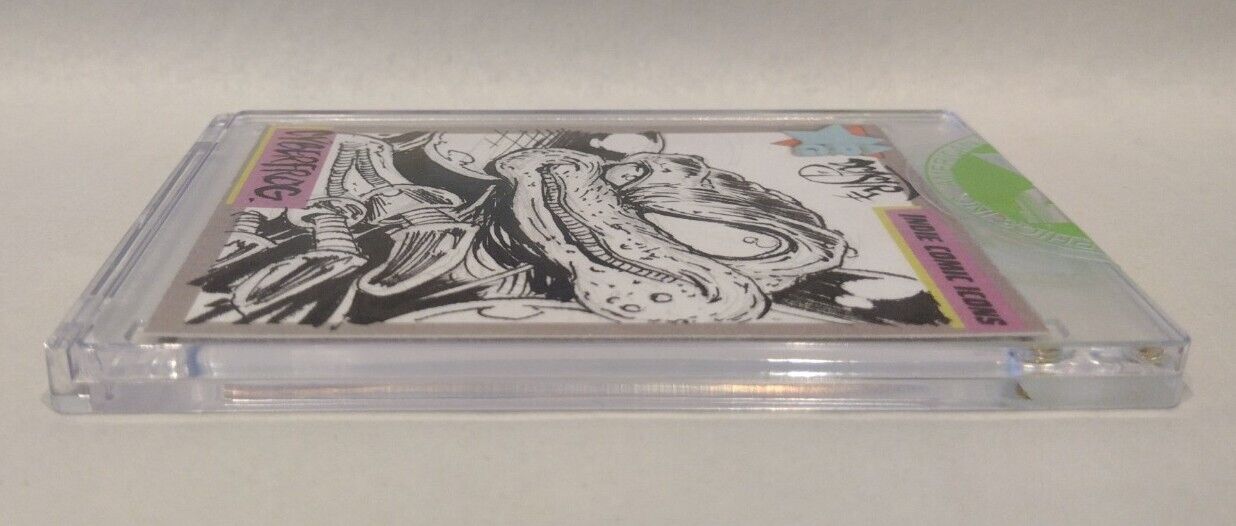 Indie Comic Icons Sketch Card w Original Cyberfrog Art DCastr (2023) ARG Sealed