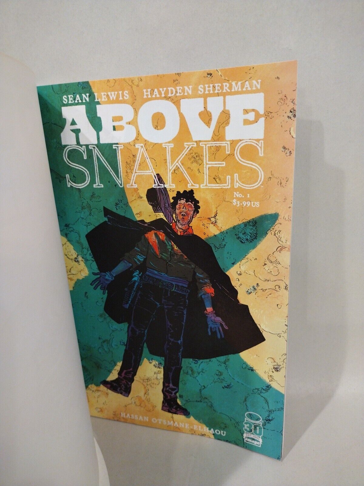 Above Snakes #1 (2022) Image Blank Cover Comic w Original Dirt Art Dave Castr 