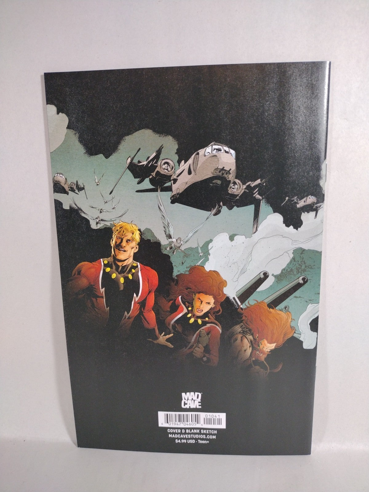 Flash Gordon #1 (2024) Mad Cave Sketch Variant Cover W Original Dave Castr Art