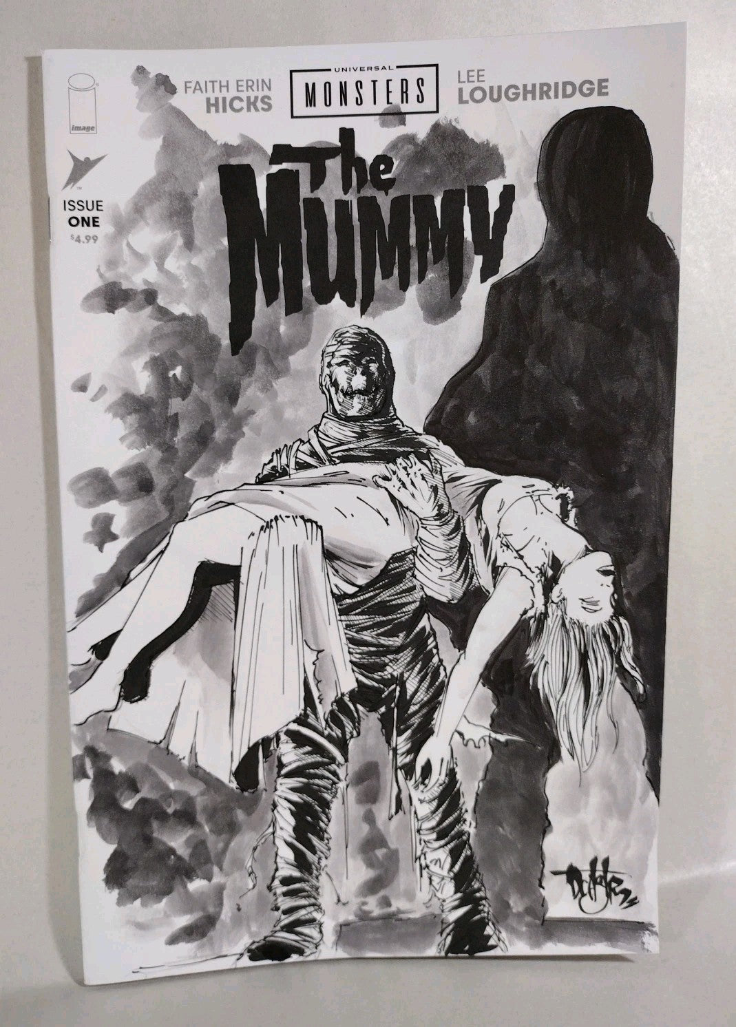 The Mummy #1 (2025) Image Comic Sketch Variant Cover W Original Dave Castr Art 