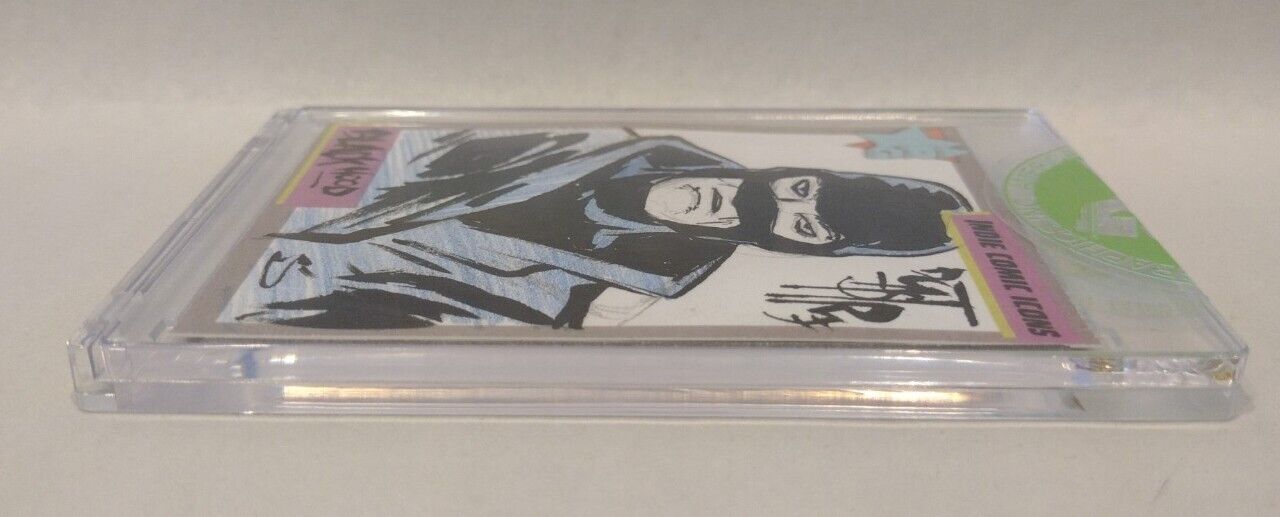 Indie Comic Icons Sketch Card w Original Black Hood Art DCastr (2023) ARG Sealed