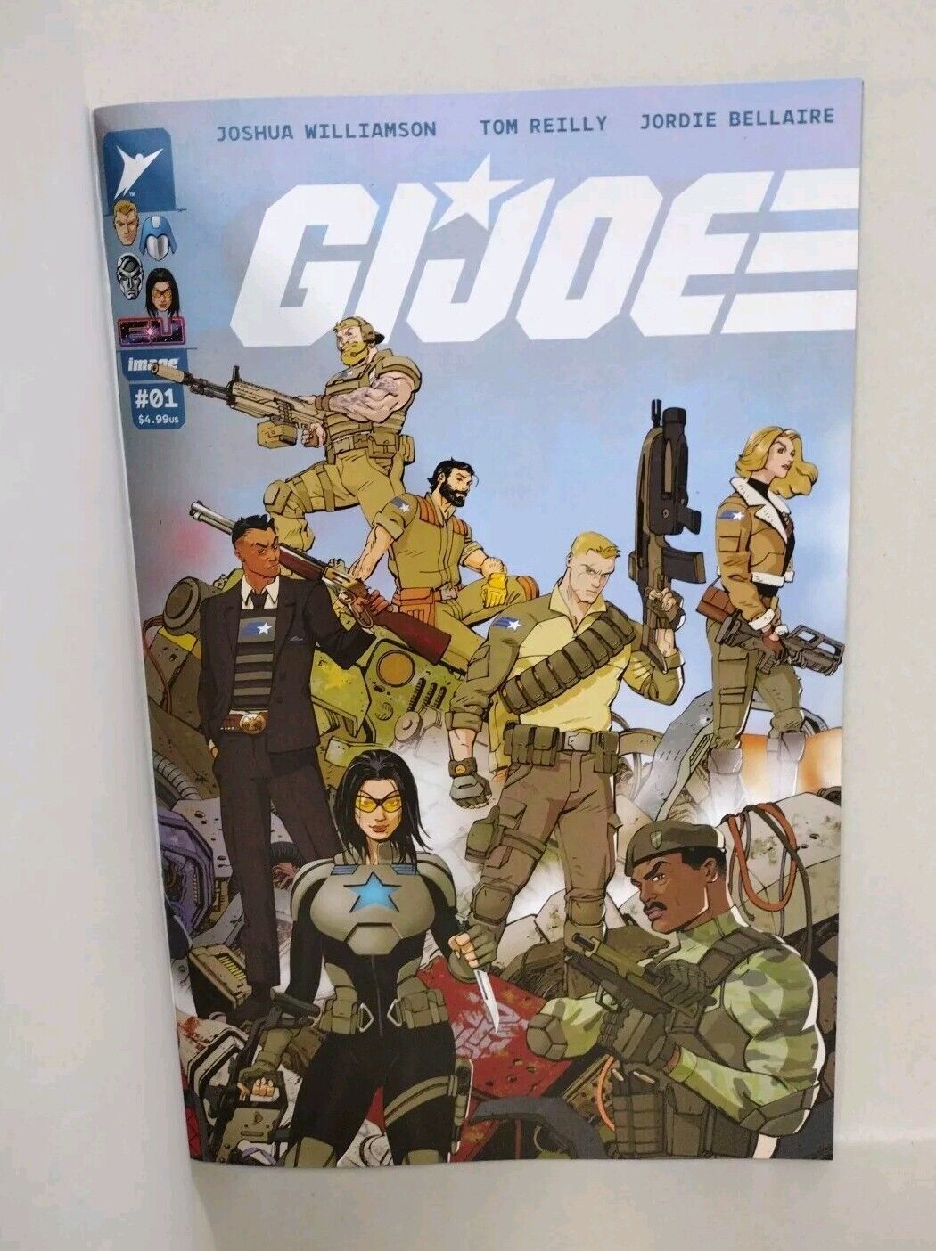 GI Joe 1 (2024) Image Sketch Cover Cobra Var Comic W Original DCastr BATS Art