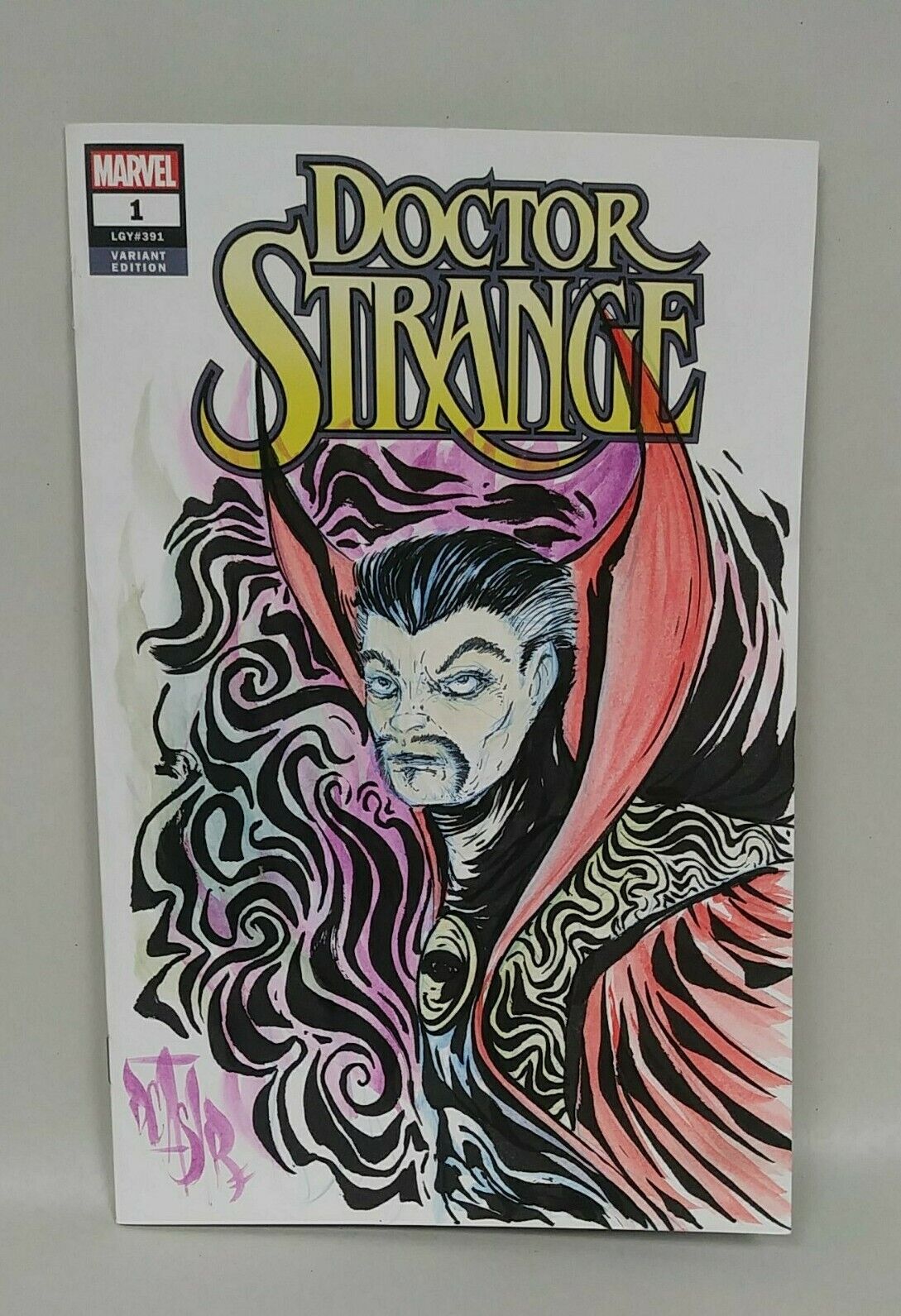 Doctor Strange (2018) #1 Blank Cover Variant Comic W Original DCastr Art COA 220