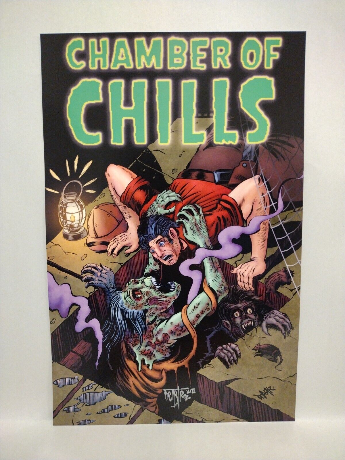 Chamber Of Chills (2023) Dave Castr 11X17" Limited Horror Portfolio Set W Sketch