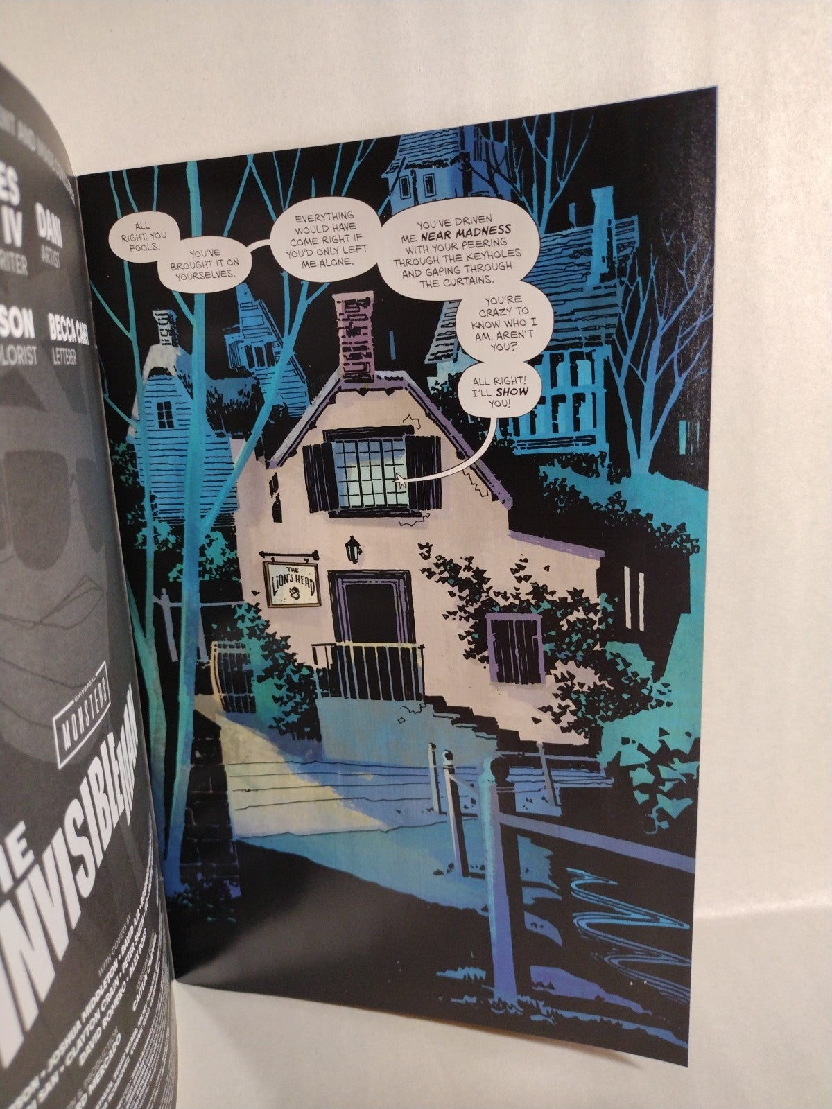 Invisible Man 1 (2025) Image Comic Sketch Variant CVR W Original Dave Castr Art 