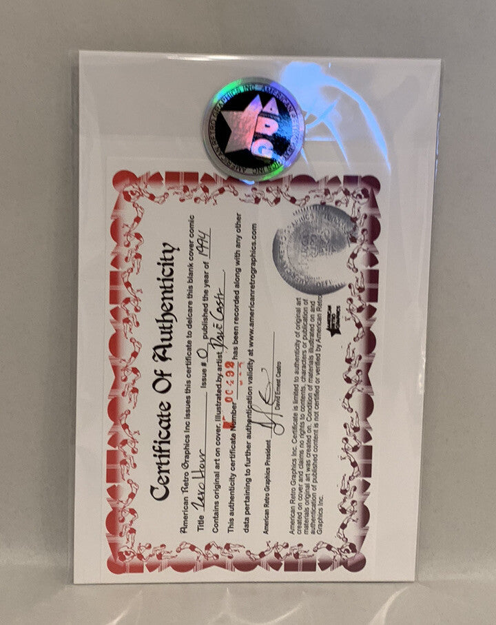 ZERO HOUR (1994) DC Comic White Cover W Original Dave Castr Batgirl Sketch Art