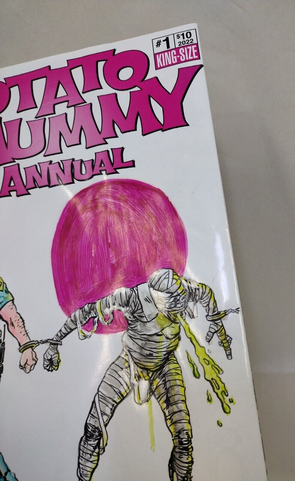 Potato Mummy Annual #1 (2022) Shurar Comic W Original DCastr Bob Kurthy Art